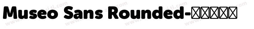 Museo Sans Rounded字体转换